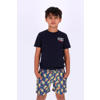 B.Nosy zwemshort blauw/geel/oranje