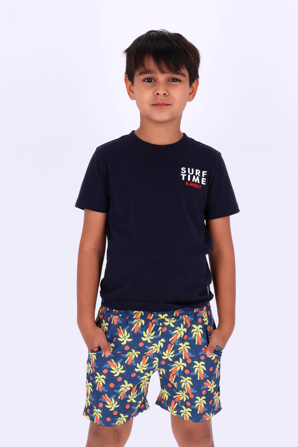 B.Nosy zwemshort blauw/geel/oranje