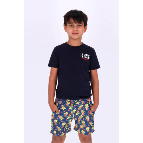 B.Nosy zwemshort blauw/geel/oranje Jongens Polyester Blad - maat 134/140 afbeelding