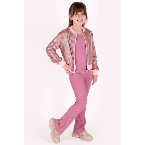 B.Nosy bomberjack oudroze Jas Meisjes Polyester Ronde hals Effen - maat 134/140 afbeelding