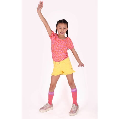 B.Nosy denim slim short geel Korte broek Meisjes Stretchdenim Effen - maat 158/164 afbeelding