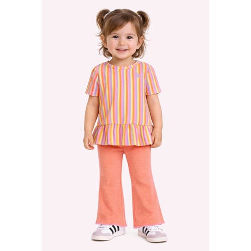 B.Nosy flared broek oranje Meisjes Polyester Effen - maat 86 afbeelding