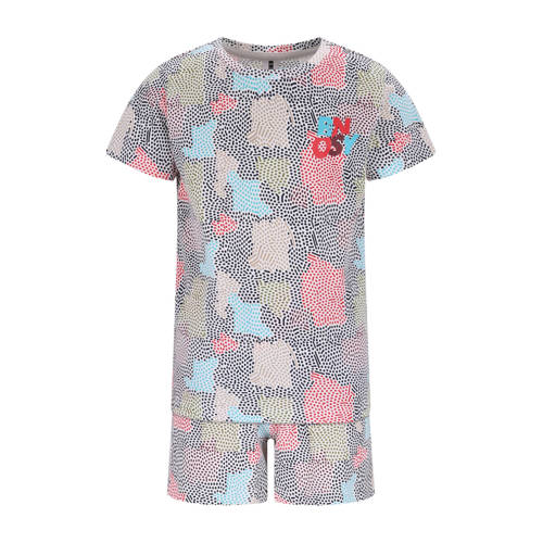 B.Nosy shortama Zepp blauw Jongens Katoen Ronde hals All over print