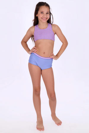 reversible halterbikini roze/paars