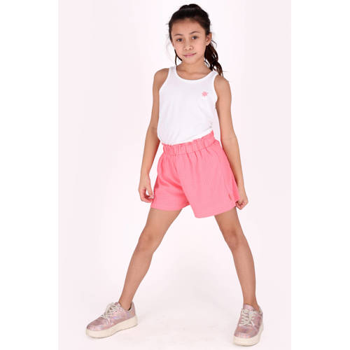 B.Nosy singlet wit Meisjes Polyester Ronde hals Effen - maat 122/128 afbeelding
