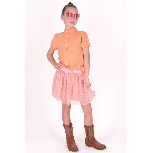 B.Nosy mesh korte rok oranje Meisjes All over print - maat 158/164 afbeelding