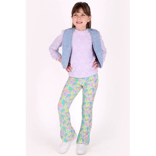 B.Nosy gilet light blue denim Blauw Effen - maat 104 afbeelding