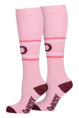 kniekousen roze/donkerrood
