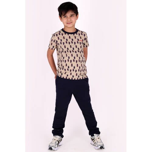 B.Nosy T-shirt beige Jongens Katoen Ronde hals All over print - maat 116 afbeelding