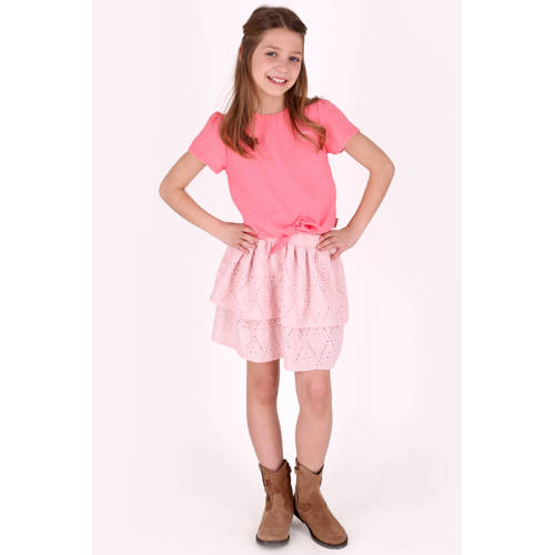 B.Nosy blousetop roze Meisjes Polyester Ronde hals Effen - maat 158/164 afbeelding