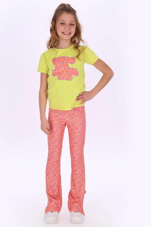 flared legging roze