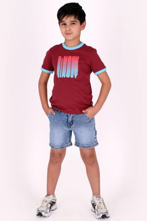 T-shirt donkerrood
