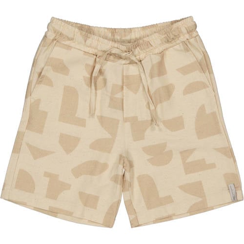 LEVV Little regular waist casual short zand Korte broek Beige Jongens Viscose - maat 92 afbeelding