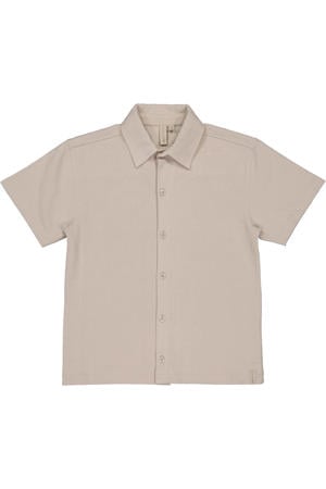 polo grijs met textuur