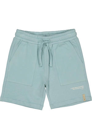 regular waist sweatshort lichtblauw