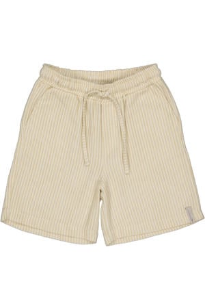 regular waist gestreepte casual short ecru