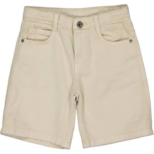 LEVV Little regular waist denim short beige Korte broek Jongens Katoen - maat 128 afbeelding