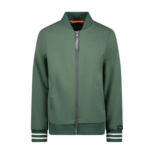 TYGO & vito sweatvest groen Jongens Polyester Opstaande kraag Effen - maat 146-152 afbeelding