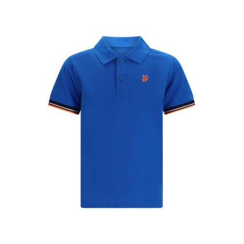 TYGO & vito jersey polo blauw Jongens Katoen Polokraag Effen - maat 110-116 afbeelding