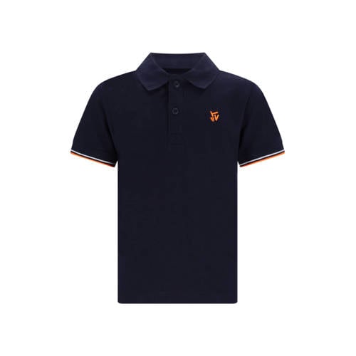 TYGO & vito jersey polo donkerblauw Jongens Katoen Polokraag Effen - maat 146-152 afbeelding