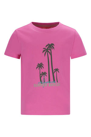 jersey T-shirt roze