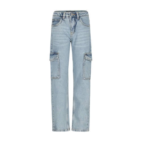 TYGO & vito Bhodi straight leg jeans light blue denim Blauw Effen - maat 140 afbeelding