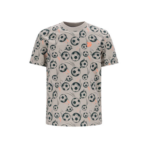 TYGO & vito jersey T-shirt zand Beige Jongens Katoen Ronde hals All over print - maat 146-152 afbeelding