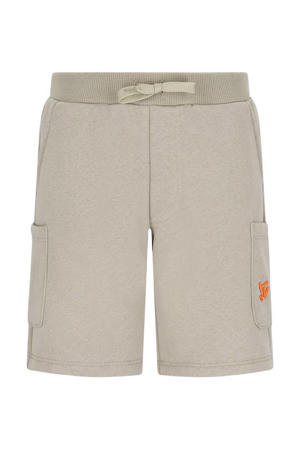 denim loose sweatshort beige