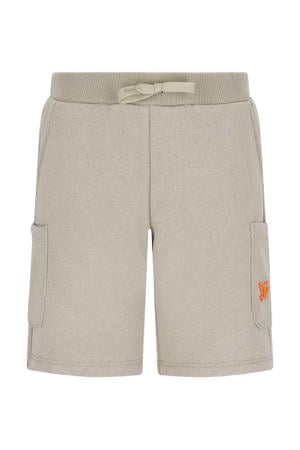 denim loose sweatshort beige