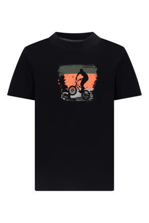 jersey T-shirt zwart