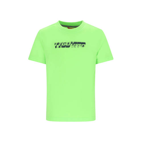 TYGO & vito jersey T-shirt groen Jongens Katoen Ronde hals Logo - maat 146-152 afbeelding
