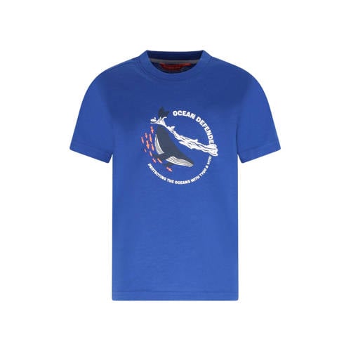 TYGO & vito jersey T-shirt blauw Jongens Katoen Ronde hals Printopdruk - maat 110-116 afbeelding