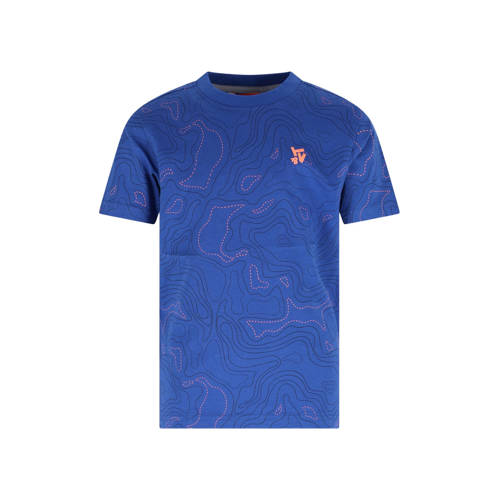 TYGO & vito jersey T-shirt blauw Jongens Katoen Ronde hals All over print - maat 146-152 afbeelding