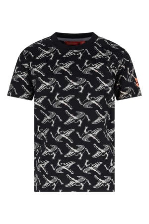 jersey T-shirt zwart
