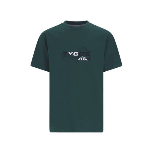 TYGO & vito NextGen jersey T-shirt donkergroen Jongens Katoen Ronde hals - maat 170-176 afbeelding