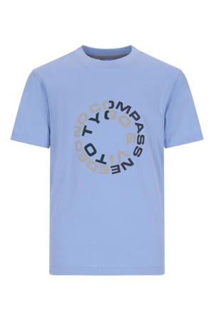 jersey T-shirt lichtblauw