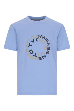 jersey T-shirt lichtblauw