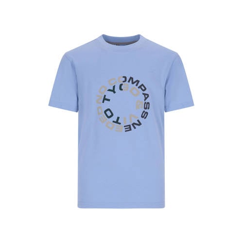 TYGO & vito NextGen jersey T-shirt lichtblauw Jongens Katoen Ronde hals - maat 110-116 afbeelding