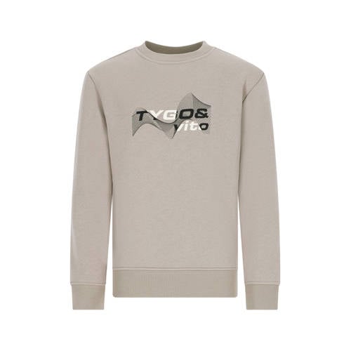 TYGO & vito NextGen sweater zand Beige Printopdruk - maat 146-152 afbeelding