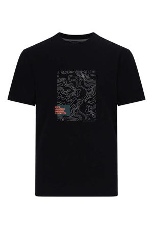 jersey T-shirt zwart