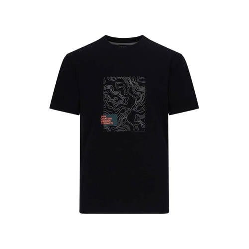 TYGO & vito NextGen jersey T-shirt zwart Jongens Katoen Ronde hals Printopdruk - maat 146-152 afbeelding