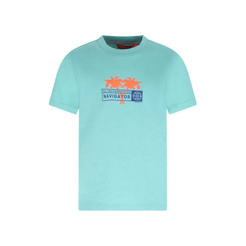TYGO & vito jersey T-shirt blauw Jongens Katoen Ronde hals Printopdruk - maat 146-152 afbeelding