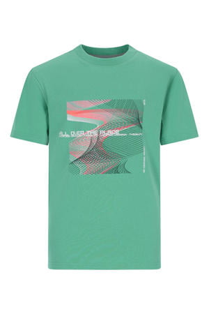 jersey T-shirt groen