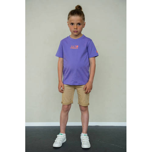 TYGO & vito jersey T-shirt paars Printopdruk - maat 134-140 afbeelding