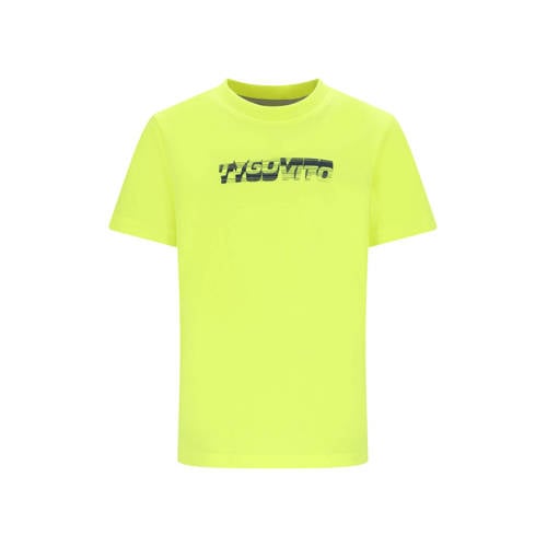 TYGO & vito jersey T-shirt geel Jongens Katoen Ronde hals Logo - maat 134-140 afbeelding