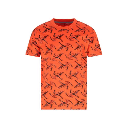 TYGO & vito jersey T-shirt oranje Jongens Katoen Ronde hals All over print - maat 92 afbeelding