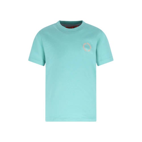 TYGO & vito jersey T-shirt met backprint blauw Jongens Katoen Ronde hals - maat 98-104 afbeelding