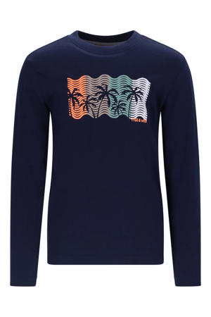 jersey longsleeve donkerblauw