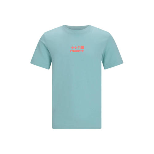 TYGO & vito jersey T-shirt lichtblauw Printopdruk - maat 92 afbeelding