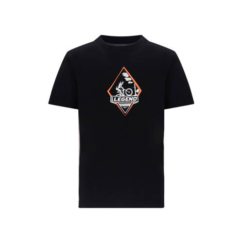 TYGO & vito jersey T-shirt zwart Jongens Katoen Ronde hals Printopdruk - maat 92 afbeelding